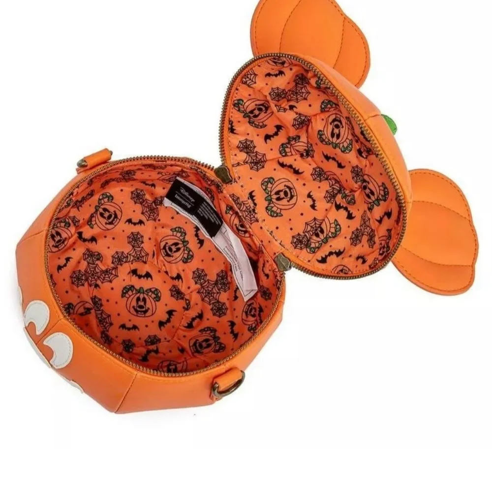 Loungefly Disney Mickey-O-Lantern Crossbody Pumpkin Crossbody‎ Bag